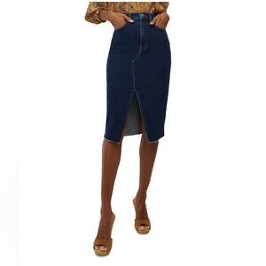 Veronica Beard Indigo Denim Skirt